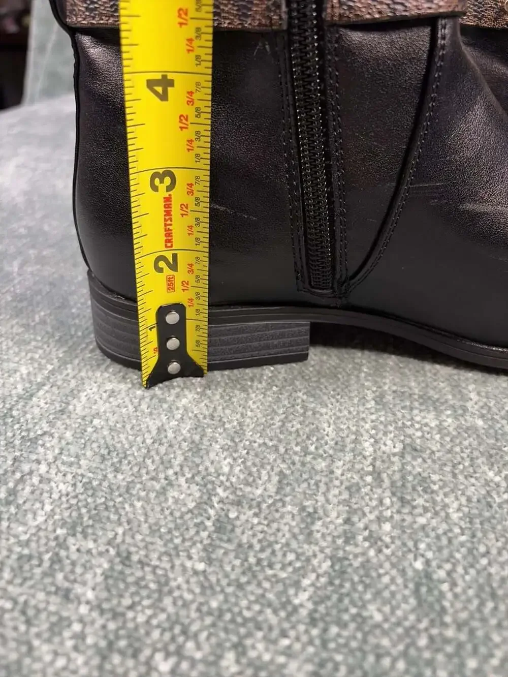 Michael Kors Riding Boots Tall Shaft Finley Bransyn Logo Detail Size 5